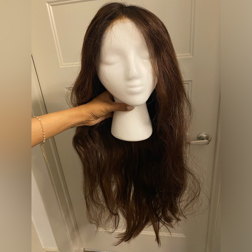 Hairalicious extra thin hairline human hair Glueless wig